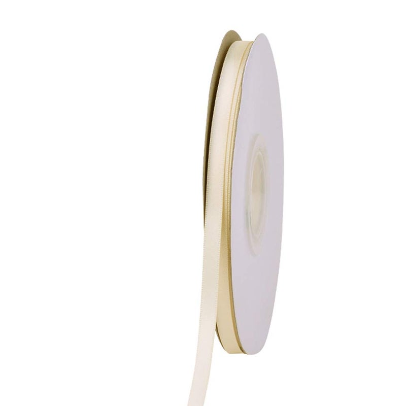 Ribest 1/4 inch Double Face Ivory Satin Ribbon Thin for Crafts Gift Wrapping Wedding Decoration 50 Yards - Image 2